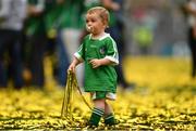 19 August 2018; 23-month-old Nicky Condon, son of Tom Condon of Limerick, from Patrickswell, following the GAA Hurling All-Ireland Senior Championship Final match between Galway and Limerick at Croke Park in Dublin. Photo by Eóin Noonan/Sportsfile
