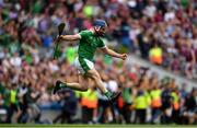 19 August 2018; Richie McCarthy of Limerick celebrates at the final whistle during the GAA Hurling All-Ireland Senior Championship Final match between Galway and Limerick at Croke Park in Dublin.  Photo by Eóin Noonan/Sportsfile