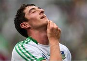 19 August 2018; Nickie Quaid of Limerick savours the moment after the GAA Hurling All-Ireland Senior Championship Final match between Galway and Limerick at Croke Park in Dublin.  Photo by Piaras Ó Mídheach/Sportsfile