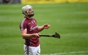 19 August 2018; Joe Canning of Galway watches his  last minute free drop short during the GAA Hurling All-Ireland Senior Championship Final match between Galway and Limerick at Croke Park in Dublin. Photo by Ray McManus/Sportsfile