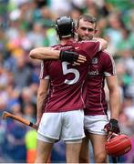 19 August 2018; Pádraic Mannion, left, and Jonathan Glynn of Galway at the final whistle of the GAA Hurling All-Ireland Senior Championship Final match between Galway and Limerick at Croke Park in Dublin.  Photo by Brendan Moran/Sportsfile