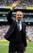 19 August 2018; Jamesie O'Connor of Clare is honoured as part of the hurling heroes of the 1990s prior to the GAA Hurling All-Ireland Senior Championship Final match between Galway and Limerick at Croke Park in Dublin. Photo by Seb Daly/Sportsfile