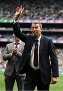 19 August 2018; Mick Coleman of Galway is honoured as part of the hurling heroes of the 1990s prior to the GAA Hurling All-Ireland Senior Championship Final match between Galway and Limerick at Croke Park in Dublin. Photo by Seb Daly/Sportsfile