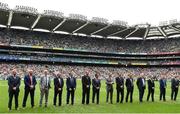 19 August 2018; Hurling heroes of the 1990s are honoured prior to the GAA Hurling All-Ireland Senior Championship Final match between Galway and Limerick at Croke Park in Dublin. Photo by Seb Daly/Sportsfile
