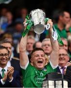19 August 2018; Peter Casey of Limerick lifts the Liam MacCarthy Cup following the GAA Hurling All-Ireland Senior Championship Final match between Galway and Limerick at Croke Park in Dublin. Photo by Seb Daly/Sportsfile