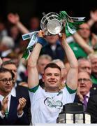 19 August 2018; Barry Hennessy of Limerick lifts the Liam MacCarthy Cup following the GAA Hurling All-Ireland Senior Championship Final match between Galway and Limerick at Croke Park in Dublin. Photo by Seb Daly/Sportsfile