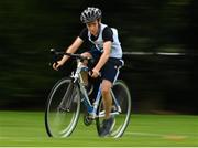 19 August 2018; Oisin Conlon of Riverstown, Co. Sligo competing in the Cycling on grass U14 event during day two of the Aldi Community Games August Festival at the University of Limerick in Limerick. Photo by Harry Murphy/Sportsfile