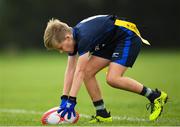 19 August 2018; Josh Cassidy of Monaghan Town, Co. Monaghan competing in the Rugby Tag U11 event during day two of the Aldi Community Games August Festival at the University of Limerick in Limerick. Photo by Harry Murphy/Sportsfile