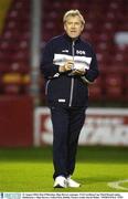 21 August 2003; Don O'Riordan, Sligo Rovers manager during the FAI Carlsberg Cup Third Round replay between Shelbourne and Sligo Rovers at Tolka Park, Dublin. Picture credit; David Maher / SPORTSFILE