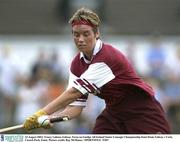 23 August 2003; Tracey Laheen of Galway during the Foras na Gaeilge All-Ireland Senior Camogie Championship Semi-Final between Galway and Cork at Cusack Park, Ennis. Picture credit; Ray McManus / SPORTSFILE
