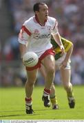 24 August 2003; Brian Dooher of Tyrone during the Bank of Ireland All-Ireland Senior Football Championship Semi-Final match between Tyrone and Kerry at Croke Park in Dublin. Photo by Damien Eagers/Sportsfile
