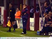 28 August 2003; Shelbourne manager Pat Fenlon watches on as Olimpija Ljubijana score their third goal during the UEFA Cup qualifying round second leg between Shelbourne and Olimpija Ljubijana at Tolka Park, Dublin. Picture credit; David Maher / SPORTSFILE