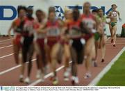 30 August 2003; Sonia O'Sullivan, Ireland (546), trails the field in the Women's 5000m Final during the eight day's competition at the 9th IAAF World Championships in Athletics at the Stade de France, Paris, France. Picture credit; Brendan Moran / SPORTSFILE