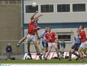 31 August 2003; Cork's Patrick Kelly, in action against Dublin's Gerard O'Meara in the All-Ireland Minor Football Championship Semi-Final between Dublin and Cork at Croke Park, Dublin. Picture credit; Damien Eagers / SPORTSFILE