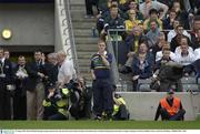 29 August 2003; Brian McEniff, Donegal manager pictured near the end of the match during the Bank of Ireland All-Ireland Senior Football Championship Semi-Final between Armagh and Donegal at Croke Park in Dublin. Photo by Ray McManus/Sportsfile