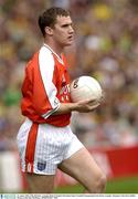 31 August 2003; John McEntee of Armagh during the Bank of Ireland All-Ireland Senior Football Championship Semi-Final between Armagh and Donegal at Croke Park in Dublin. Photo by Ray McManus/Sportsfile