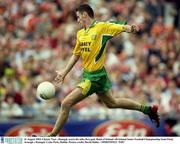 31 August 2003; Christy Toye , Donegal, scores his sides first goal during the Bank of Ireland All-Ireland Senior Football Championship Semi-Final between Armagh and Donegal at Croke Park in Dublin. Photo by Ray McManus/Sportsfile