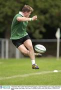 2 September 2003; Ireland's Brian O'Driscoll juggles a rugby ball during Irish Rugby squad training at Naas Rugby Club, Naas, Co. Kildare. Picture credit; Matt Browne / SPORTSFILE