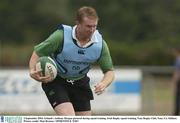 2 September 2003; Ireland's Anthony Horgan pictured during Irish Rugby squad training at Naas Rugby Club, Naas, Co. Kildare. Picture credit; Matt Browne / SPORTSFILE
