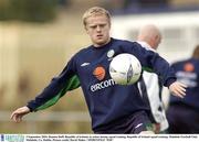 3 September 2003; Damien Duff in action during Republic of Ireland training session at Malahide Football Club in Malahide, Dublin. Photo by David Maher/Sportsfile