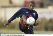 3 September 2003; Clinton Morrison in action during a Republic of Ireland training session at Malahide Football Club in Malahide, Dublin. Photo by David Maher/Sportsfile