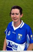 30 August 2003; Mary Keogh, Laois captain before the TG4 Ladies All-Ireland Senior Football Championship Quarter-Final between Laois and Kerry at Cusack Park, Ennis, Co. Clare. Picture credit; Kieran Clancy / SPORTSFILE