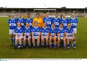 30 August 2003; The Laois team before the TG4 Ladies All-Ireland Senior Football Championship Quarter-Final between Laois and Kerry at Cusack Park, Ennis, Co Clare. Picture credit;  Kieran Clancy / SPORTSFILE