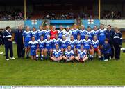 30 August 2003; The Waterford panel before the TG4 Ladies All-Ireland Senior Football Championship Quarter-Final between Mayo and Waterford at Cusack Park, Ennis, Co Clare. Picture credit; Kieran Clancy / SPORTSFILE