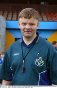 30 August 2003; Joe Murray, Referee, before the TG4 Ladies All-Ireland Senior Football Championship Quarter-Final between Laois and Kerry at Cusack Park, Ennis, Co. Clare. Picture credit; Kieran Clancy / SPORTSFILE