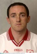 4 September 2003; Brian Dooher of Tyrone during Tyrone football squad portrait session. Photo by Damien Eagers/Sportsfile