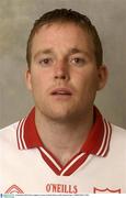 4 September 2003; Peter Loughran of Tyrone during Tyrone football squad portrait session. Photo by Damien Eagers/Sportsfile.