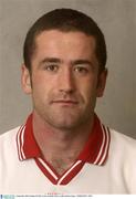 4 September 2003; Stephen O'Neill of Tyrone during Tyrone football squad portrait session. Photo by Damien Eagers/Sportsfile.