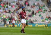 19 August 2018; Jane Murray, Killeigh NS, Killeigh, Co Offaly, representing Galway, during the INTO Cumann na mBunscol GAA Respect Exhibition Go Games at the GAA Hurling All-Ireland Senior Championship Final match between Galway and Limerick at Croke Park in Dublin. Photo by Ray McManus/Sportsfile