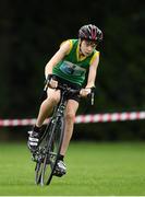 19 August 2018; Fearghal Cudlipp of Duagh Lyre, Co. Kerry competing in the Cycling on Grass U14 event during day two of the Aldi Community Games August Festival at the University of Limerick in Limerick. Photo by Harry Murphy/Sportsfile