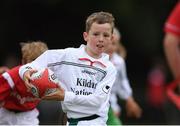 19 August 2018; Tadgh Scanlon of St Brigids Newbridge, Co. Kildare, competing in the Rugby Tag U11 event during day two of the Aldi Community Games August Festival at the University of Limerick in Limerick. Photo by Harry Murphy/Sportsfile