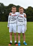 19 August 2018; Twins Tadgh, left, and Conor Scanlon, of St Brigids Newbridge, Co. Kildare, during day two of the Aldi Community Games August Festival at the University of Limerick in Limerick. Photo by Harry Murphy/Sportsfile