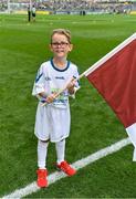 19 August 2018; Cillian McSweeney from Galway pictured in Croke Park welcoming Galway’s hurlers to the field for their All-Ireland Final meeting with Limerick. Bord Gáis Energy offers its customers unmissable rewards throughout the Championship season, including match tickets and hospitality, access to training camps with Hurling stars and the opportunity to present Man of the Match Awards at U-21 games. Photo by Brendan Moran/Sportsfile