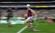 19 August 2018; Joe Canning of Galway runs onto the pitch prior to the GAA Hurling All-Ireland Senior Championship Final match between Galway and Limerick at Croke Park in Dublin.  Photo by Brendan Moran/Sportsfile