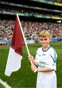19 August 2018; Tom Hynes from Galway pictured in Croke Park welcoming Galway’s hurlers to the field for their All-Ireland Final meeting with Limerick. Bord Gáis Energy offers its customers unmissable rewards throughout the Championship season, including match tickets and hospitality, access to training camps with Hurling stars and the opportunity to present Man of the Match Awards at U-21 games. Photo by Stephen McCarthy/Sportsfile