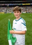 19 August 2018;  William Ryan from Limerick pictured in Croke Park welcoming Limerick’s hurlers to the field for their All-Ireland Final meeting with Galway. Bord Gáis Energy offers its customers unmissable rewards throughout the Championship season, including match tickets and hospitality, access to training camps with Hurling stars and the opportunity to present Man of the Match Awards at U-21 games. Photo by Stephen McCarthy/Sportsfile