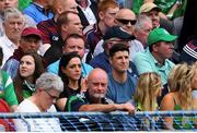 19 August 2018; Dublin ladies footballer Sinead Goldrick and Dublin hurler David Treacy during the GAA Hurling All-Ireland Senior Championship Final match between Galway and Limerick at Croke Park in Dublin.  Photo by Ramsey Cardy/Sportsfile