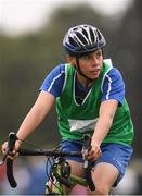 19 August 2018; Aaron Byrnes of Caherdavin, Co. Limerick, competing in the Boys U14 & O12 Cycling on Grass event during day two of the Aldi Community Games August Festival at the University of Limerick in Limerick. Photo by Sam Barnes/Sportsfile