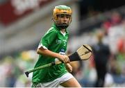 19 August 2018; Daire Ryan, Newtownshandrum NS, Charleville, Co Cork, representing Limerick, during the INTO Cumann na mBunscol GAA Respect Exhibition Go Games at the GAA Hurling All-Ireland Senior Championship Final match between Galway and Limerick at Croke Park in Dublin. Photo by Piaras Ó Mídheach/Sportsfile