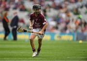 19 August 2018; James Sargent, St Brigid’s PS, Knockloughrim, Co.Derry, representing Galway, during the INTO Cumann na mBunscol GAA Respect Exhibition Go Games at the GAA Hurling All-Ireland Senior Championship Final match between Galway and Limerick at Croke Park in Dublin. Photo by Piaras Ó Mídheach/Sportsfile