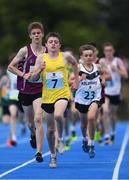 19 August 2018; Sean McGinley of Glenswilly-Churchill, Co. Donegal, centre, competing in the Boys U16 & O14 1500m event during day two of the Aldi Community Games August Festival at the University of Limerick in Limerick. Photo by Sam Barnes/Sportsfile