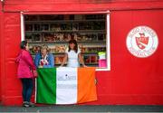 20 August 2018; The programme shop at the Showgrounds prior to the SSE Airtricity Premier Division match between Sligo Rovers and Dundalk at the Showgrounds in Sligo. Photo by Stephen McCarthy/Sportsfile