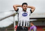 20 August 2018; Patrick Hoban of Dundalk reacts to a missed opportunity during the SSE Airtricity Premier Division match between Sligo Rovers and Dundalk at the Showgrounds in Sligo. Photo by Stephen McCarthy/Sportsfile