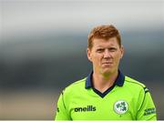 20 August 2018; Kevin O'Brien of Ireland during the T20 International cricket match between Ireland and Afghanistan at Bready Cricket Club, in Magheramason, Co. Tyrone. Photo by Seb Daly/Sportsfile