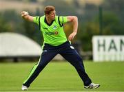 20 August 2018; Kevin O'Brien of Ireland during the T20 International cricket match between Ireland and Afghanistan at Bready Cricket Club, in Magheramason, Co. Tyrone. Photo by Seb Daly/Sportsfile