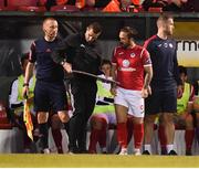 20 August 2018; Raffaele Cretaro of Sligo Rovers comes off the bench in the second half to break the clubs league record of appearances during the SSE Airtricity Premier Division match between Sligo Rovers and Dundalk at the Showgrounds in Sligo. Photo by Stephen McCarthy/Sportsfile